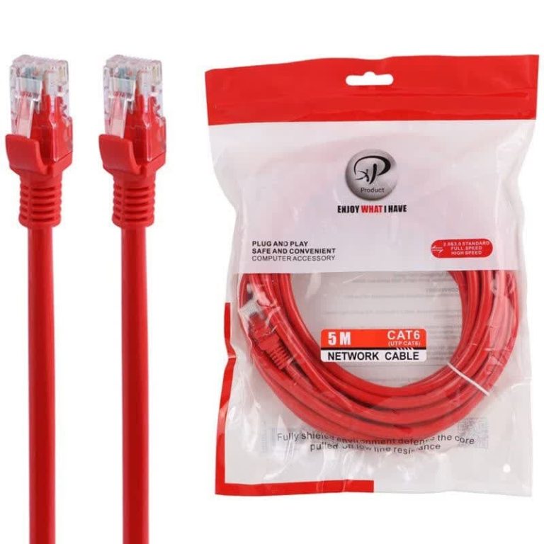 کابل شبکه Cat6 برند XP 5M